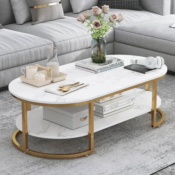 Generic Luxury Faux Marble(Quality MDF Wood) Centre Table