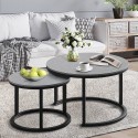 Nesting Tables Set Two-Piece MDF